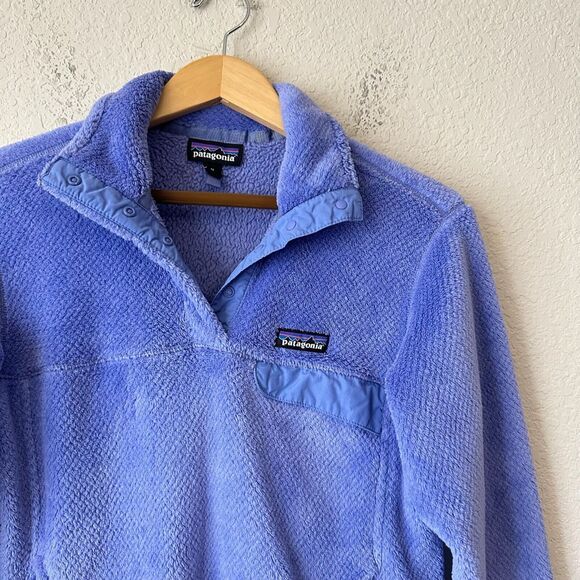 PATAGONIA W's Re-Tool Snap-T Fleece Pullover Sweater #25442 in Purple - Picture 2 of 9
